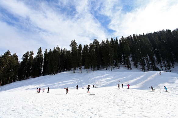 Skiing in Shimla